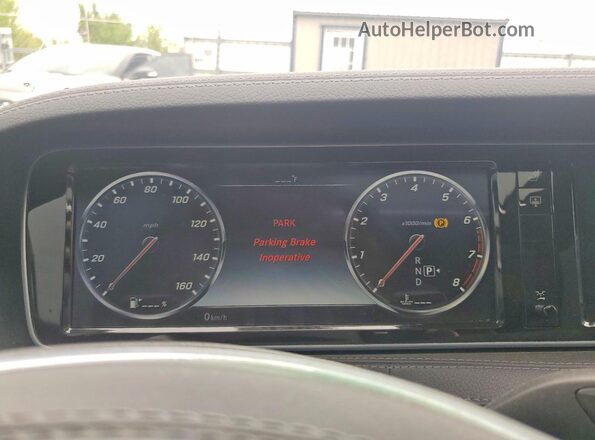 WDDUG8FB0GA268903 2016 MERCEDES-BENZ S Charcoal Vista del cuadro de instrumentos