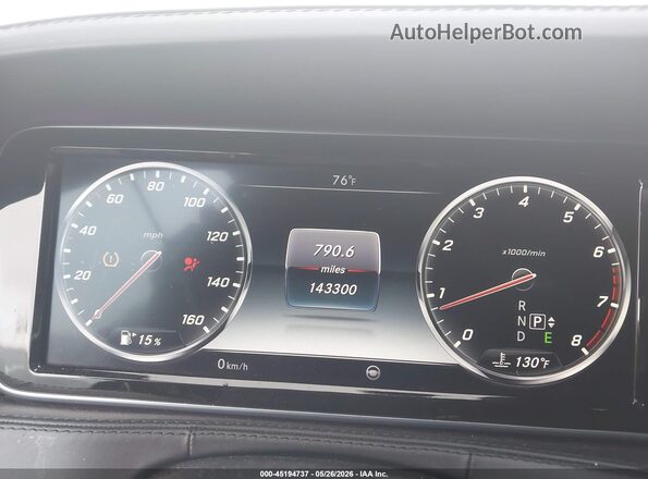 WDDUG8FB2GA210873 2016 MERCEDES-BENZ S-CLASS Черный Вид задних сидений