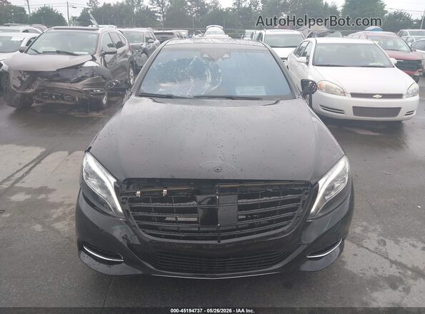 WDDUG8FB2GA210873 2016 MERCEDES-BENZ S-CLASS Черный Вид спереди