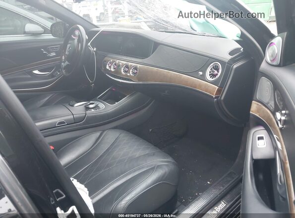 WDDUG8FB2GA210873 2016 MERCEDES-BENZ S-CLASS Черный Вид салона спереди