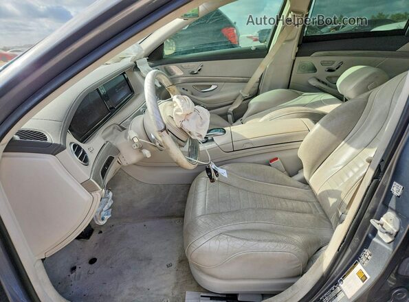 WDDUG8FB2HA338516 2017 MERCEDES-BENZ S Gray Սալոնի դիմացի տեսք