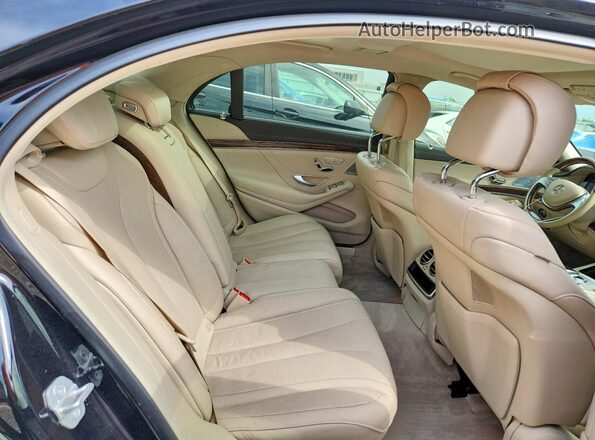 WDDUG8FB5HA329101 2017 MERCEDES-BENZ S Черный Вид задних сидений