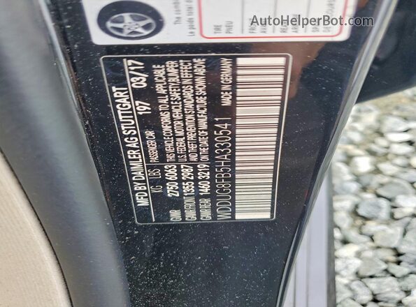 WDDUG8FB5HA330541 2017 MERCEDES-BENZ S Black ძრავის განყოფილების ხედი