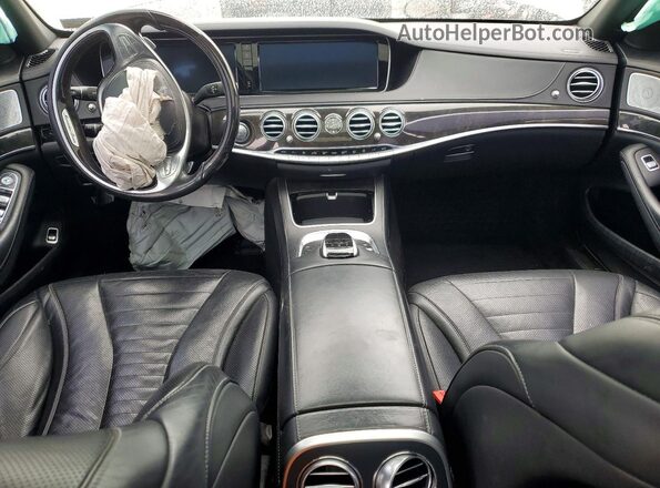 WDDUG8FB8HA327469 2017 MERCEDES-BENZ S Белый Вид панели приборов