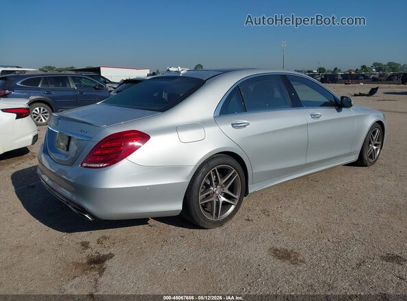 WDDUG8FBXGA247668 2016 MERCEDES-BENZ S-CLASS Серебряный Задняя правая четверть