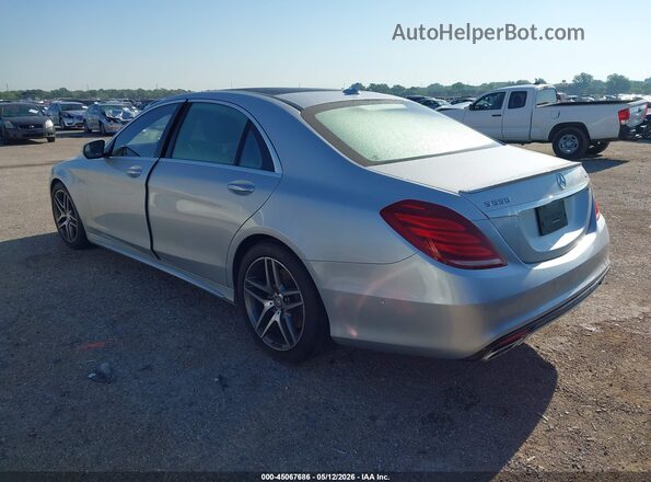 WDDUG8FBXGA247668 2016 MERCEDES-BENZ S-CLASS Серебряный Задняя левая четверть