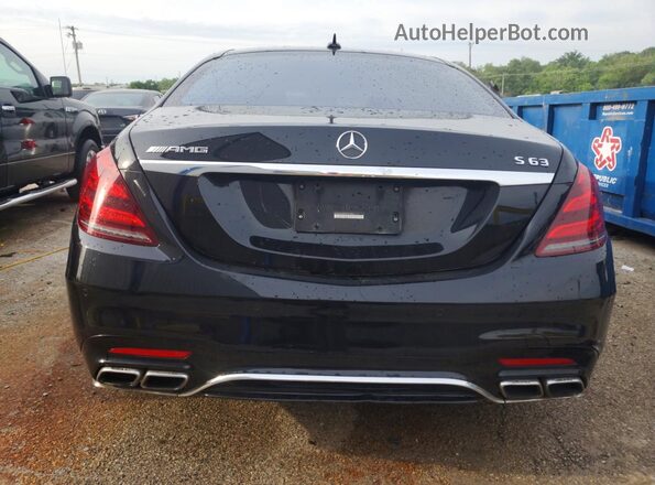 WDDUG8JB0JA386853 2018 MERCEDES-BENZ S Black Հետևի տեսք