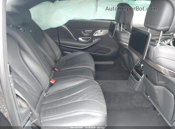 WDDUX8AB9JA370652 2018 MERCEDES-BENZ MAYBACH S 650 Black VIN კოდის სტიკერის ხედი