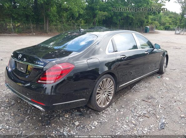 WDDUX8AB9JA370652 2018 MERCEDES-BENZ MAYBACH S 650 Black უკანა მარჯვენა