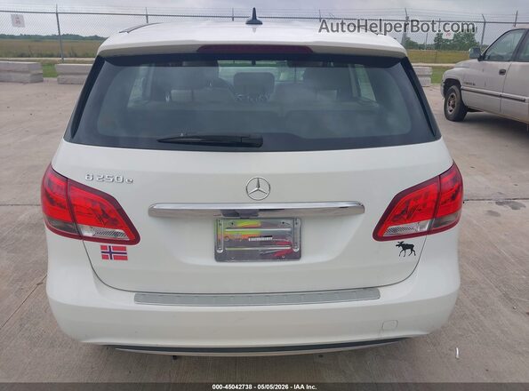 WDDVP9AB0HJ013221 2017 MERCEDES-BENZ B 250E White 