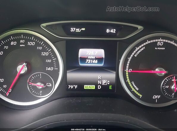 WDDVP9AB0HJ013221 2017 MERCEDES-BENZ B 250E White 