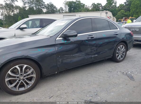WDDWF4JB3GR136635 2016 MERCEDES-BENZ C-CLASS Серый Вид спереди
