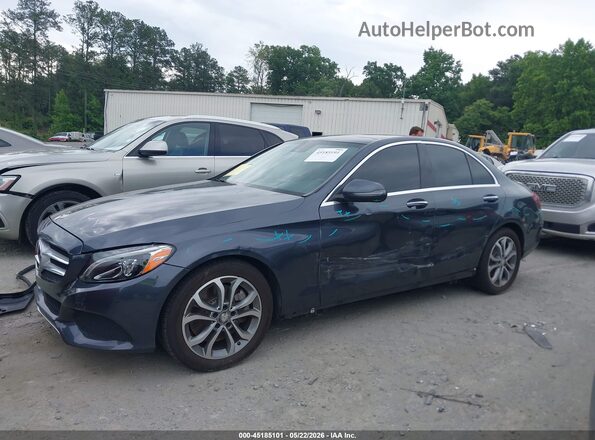 WDDWF4JB3GR136635 2016 MERCEDES-BENZ C-CLASS Серый Панорамный вид салона 360°