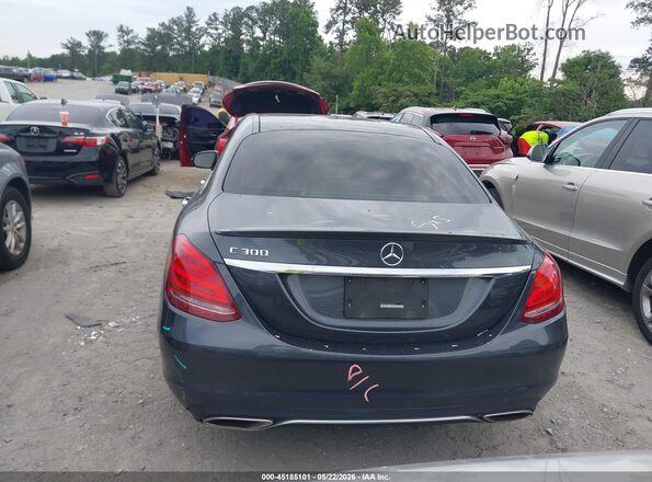WDDWF4JB3GR136635 2016 MERCEDES-BENZ C-CLASS Gray 