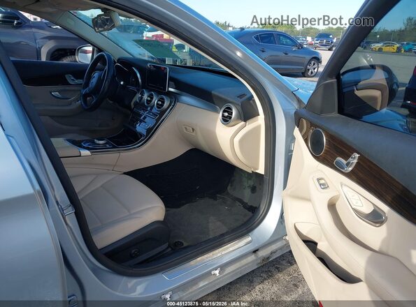 WDDWF4JB4JR407709 2018 MERCEDES-BENZ C-CLASS Silver 