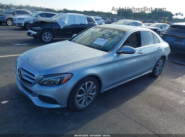 WDDWF4JB4JR407709 2018 MERCEDES-BENZ C-CLASS Silver 