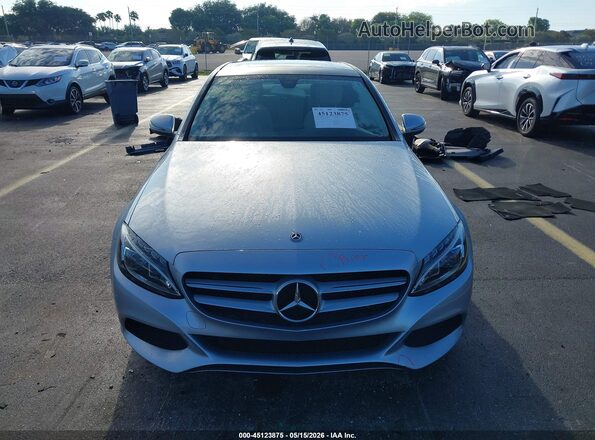 WDDWF4JB4JR407709 2018 MERCEDES-BENZ C-CLASS Silver 