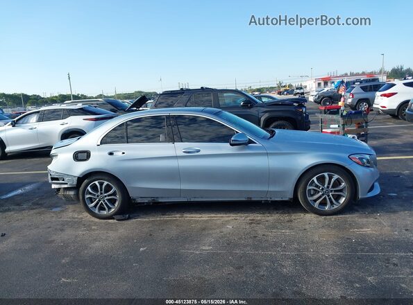 WDDWF4JB4JR407709 2018 MERCEDES-BENZ C-CLASS Silver 