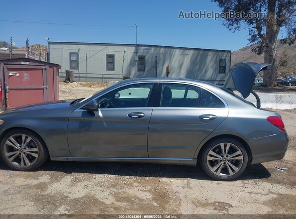 WDDWF4JB5JR413406 2018 MERCEDES-BENZ C-CLASS Gray 