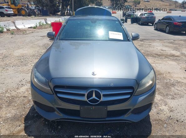 WDDWF4JB5JR413406 2018 MERCEDES-BENZ C-CLASS Gray Widok wnętrza z tyłu