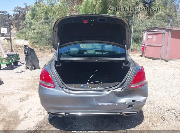 WDDWF4JB5JR413406 2018 MERCEDES-BENZ C-CLASS Gray 