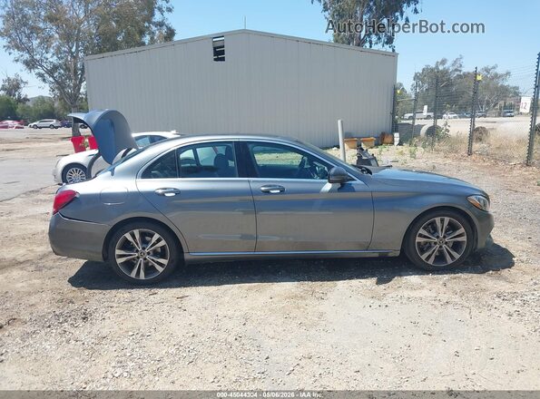 WDDWF4JB5JR413406 2018 MERCEDES-BENZ C-CLASS Gray Widok wnętrza 360 stopni