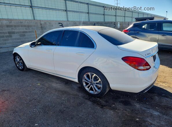 WDDWF4JB5JR421392 2018 MERCEDES-BENZ C White Tył lewy