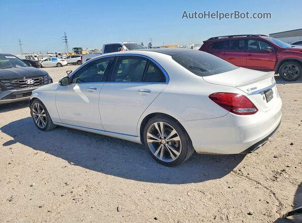 WDDWF4JB6GR136211 2016 MERCEDES-BENZ C White Задня ліва чверть