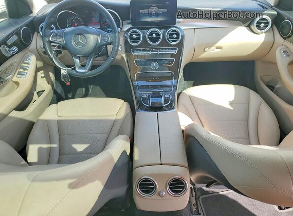 WDDWF4JB6GR136211 2016 MERCEDES-BENZ C White Вид панелі приладів