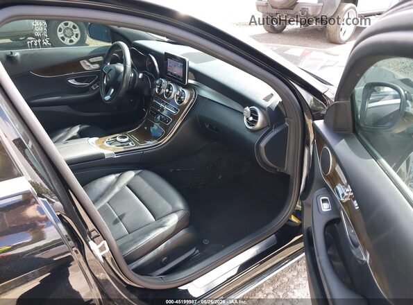 WDDWF4JB6JR329899 2018 MERCEDES-BENZ C-CLASS Black Vista interior delantera