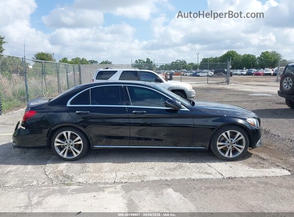 WDDWF4JB6JR329899 2018 MERCEDES-BENZ C-CLASS Black Vista interior trasera