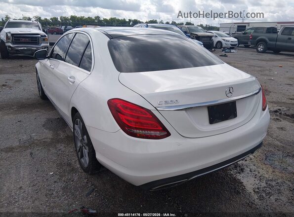 WDDWF4JB7JR390954 2018 MERCEDES-BENZ C-CLASS White Հետևի ձախ