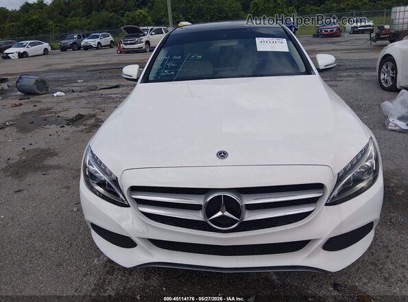 WDDWF4JB7JR390954 2018 MERCEDES-BENZ C-CLASS White Սարքավորումների վահանակի տեսք