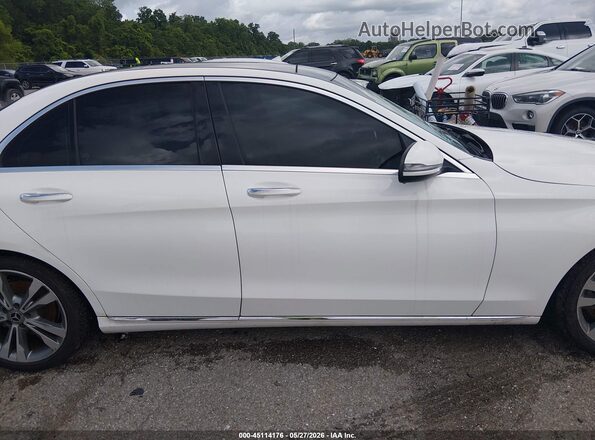 WDDWF4JB7JR390954 2018 MERCEDES-BENZ C-CLASS White Սալոնի հետևի տեսք