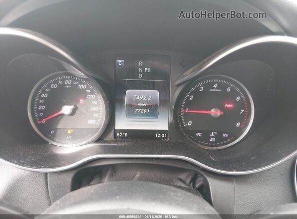 WDDWF4KB1GR150399 2016 MERCEDES-BENZ C-CLASS Silver უკანა სავარძლების ხედი