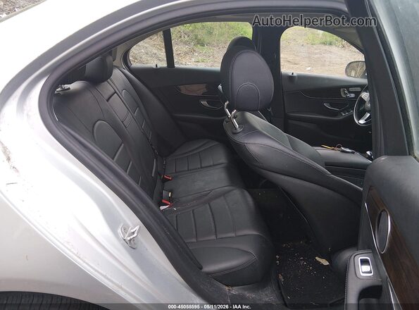WDDWF4KB1GR150399 2016 MERCEDES-BENZ C-CLASS Silver VIN კოდის სტიკერის ხედი