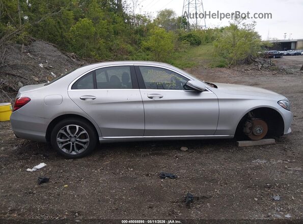 WDDWF4KB1GR150399 2016 MERCEDES-BENZ C-CLASS Silver უკანა სალონის ხედი