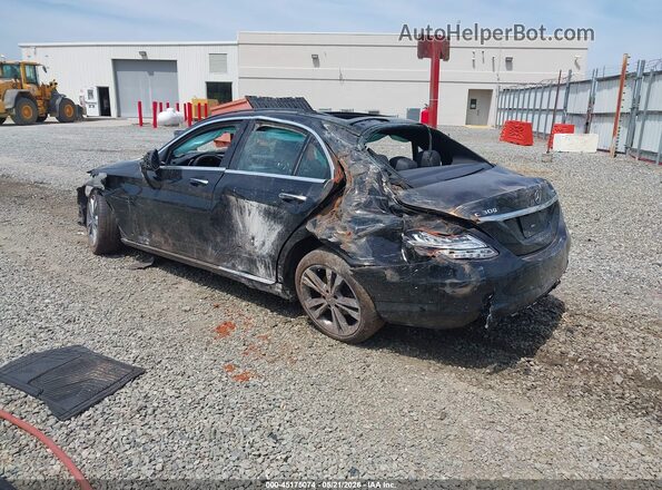 WDDWF4KB2JR407870 2018 MERCEDES-BENZ C-CLASS Black Tył lewy