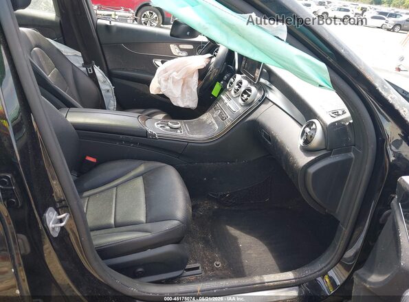 WDDWF4KB2JR407870 2018 MERCEDES-BENZ C-CLASS Black Widok wnętrza z przodu
