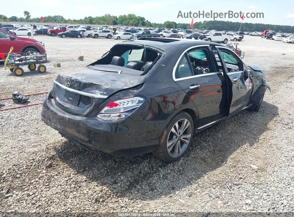 WDDWF4KB2JR407870 2018 MERCEDES-BENZ C-CLASS Black Tył prawy