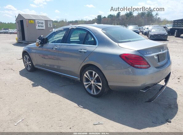 WDDWF4KB3GR173084 2016 MERCEDES-BENZ C-CLASS Silver 