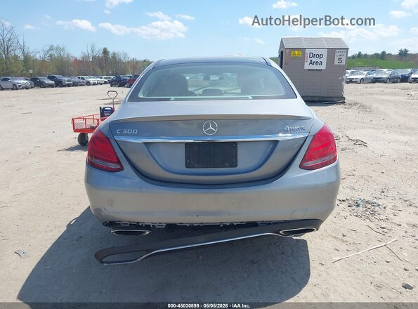 WDDWF4KB3GR173084 2016 MERCEDES-BENZ C-CLASS Silver 