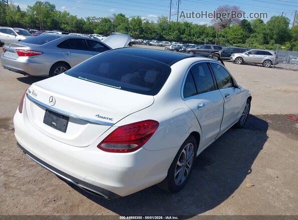 WDDWF4KB4JR312436 2018 MERCEDES-BENZ C-CLASS White 