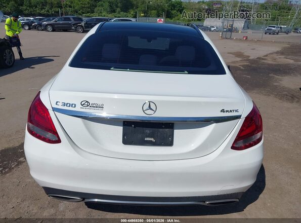 WDDWF4KB4JR312436 2018 MERCEDES-BENZ C-CLASS White 