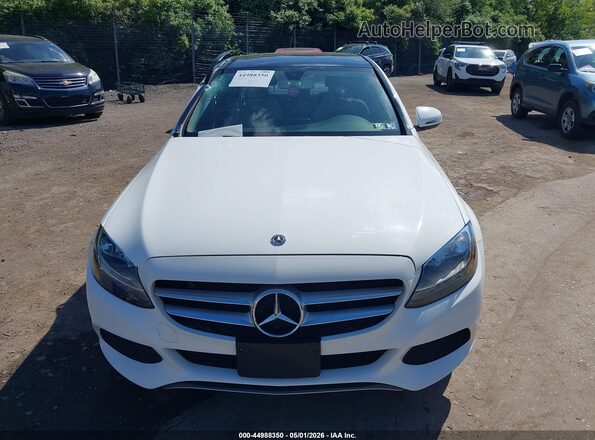 WDDWF4KB4JR312436 2018 MERCEDES-BENZ C-CLASS White 
