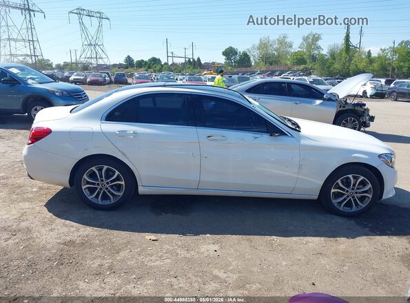 WDDWF4KB4JR312436 2018 MERCEDES-BENZ C-CLASS White 