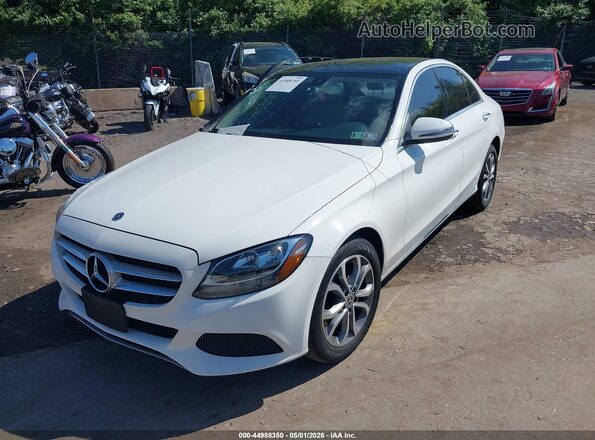WDDWF4KB4JR312436 2018 MERCEDES-BENZ C-CLASS White 