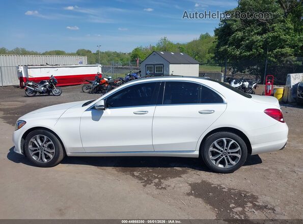 WDDWF4KB4JR312436 2018 MERCEDES-BENZ C-CLASS White 