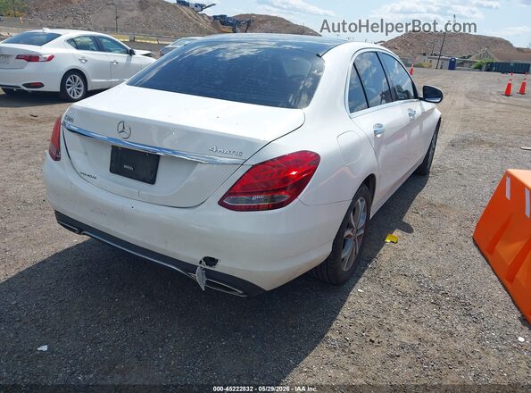 WDDWF4KB5JR326846 2018 MERCEDES-BENZ C-CLASS White Trasero derecho