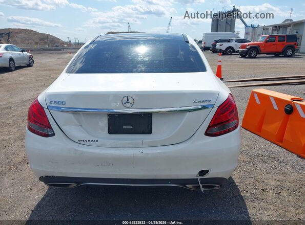WDDWF4KB5JR326846 2018 MERCEDES-BENZ C-CLASS White 
